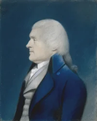 Portrait of Thomas Jefferson, c. 1800-1832 (pastel on gray paper)